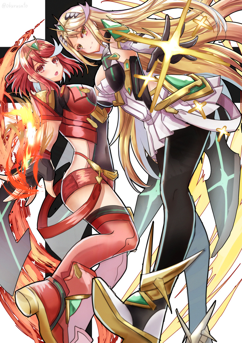 Mythra (Massive Melee) (Xenoblade) Rule 34 Image