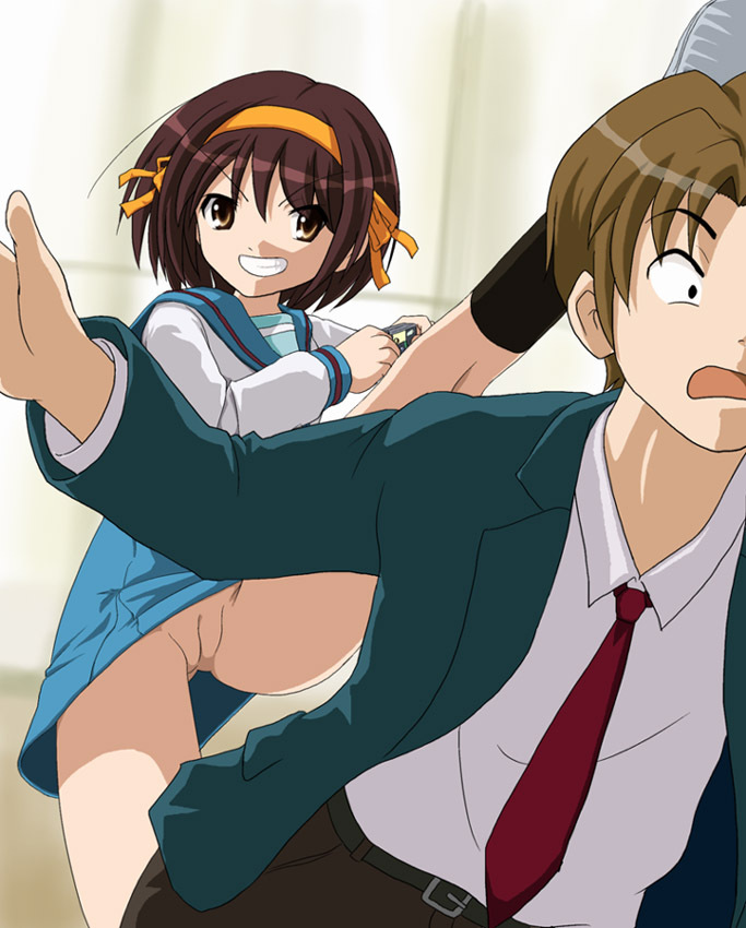 Suzumiya Haruhi (Suzumiya Haruhi No Yuuutsu) Rule 34 Image