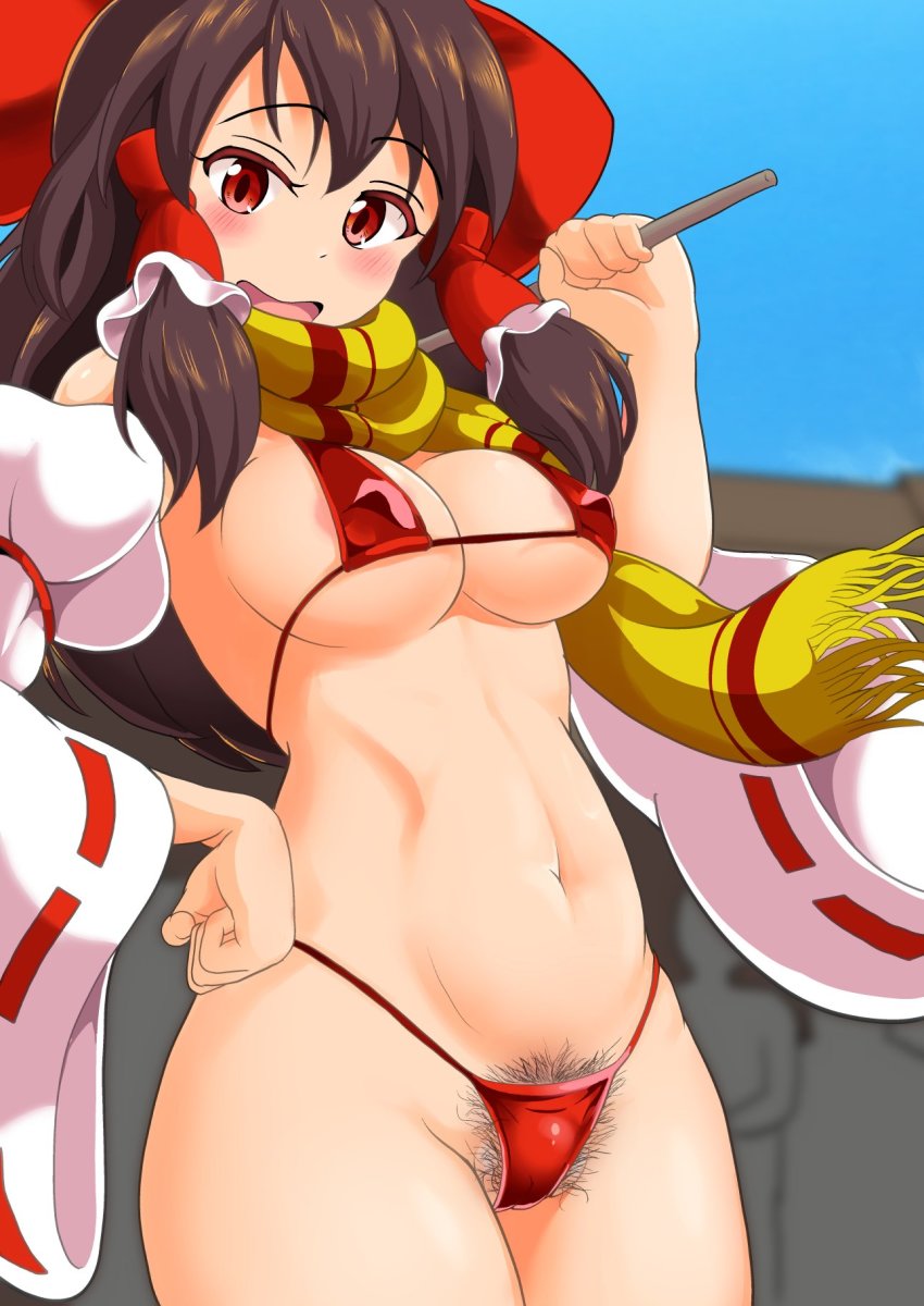 Hakurei Reimu (Touhou) Rule 34 Image
