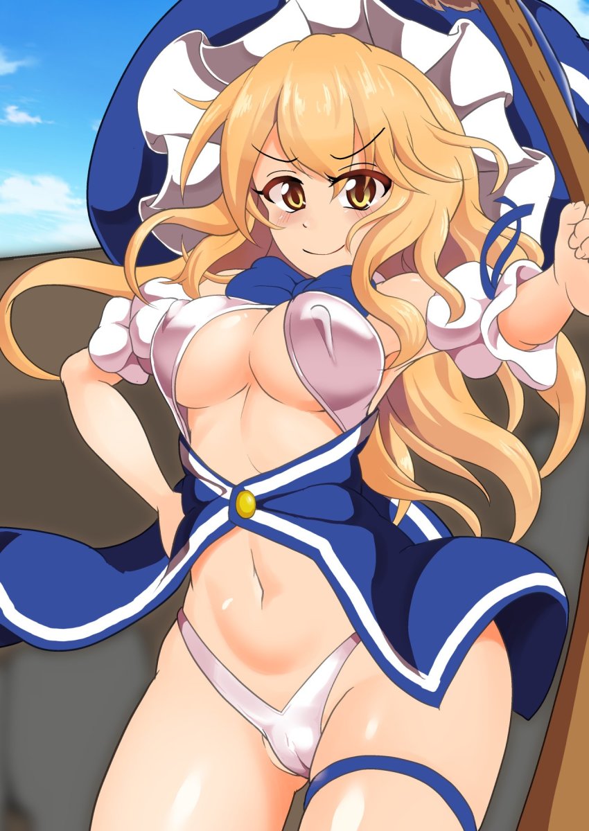 Kirisame Marisa (Touhou) Rule 34 Image
