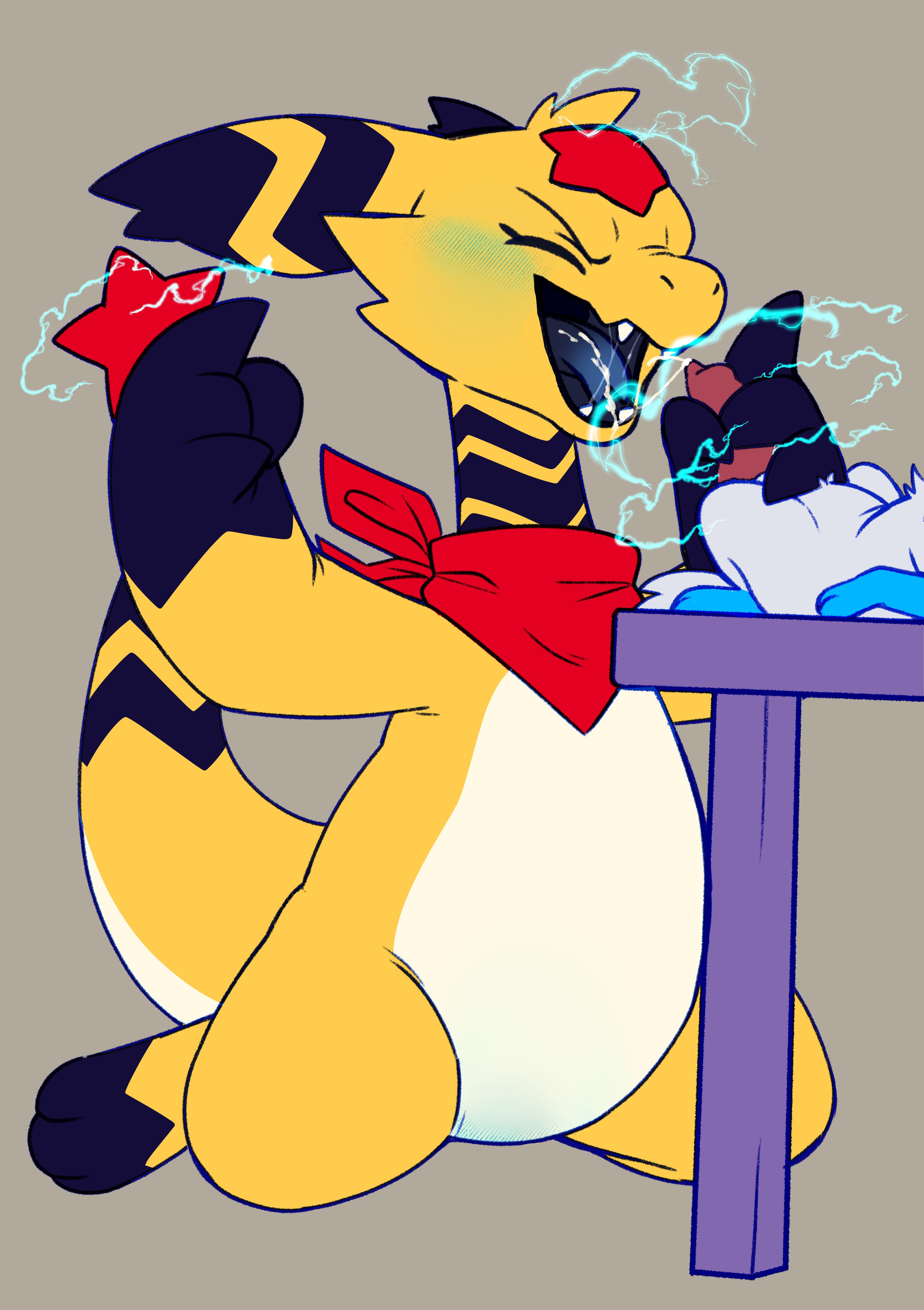 Ampharos (Bluestorm) Rule 34 Image