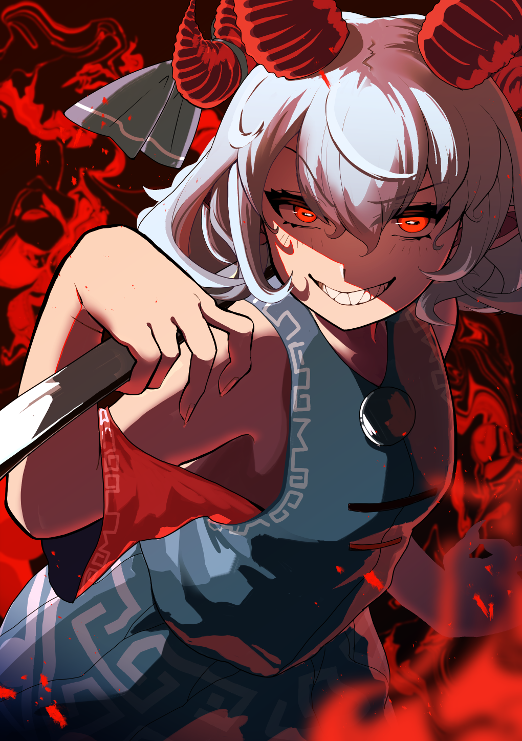 Toutetsu Yuuma (Touhou) Rule 34 Image