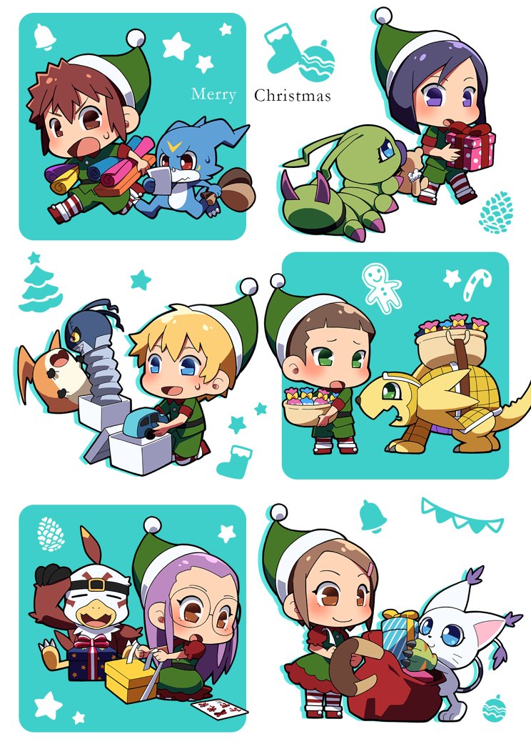 Hawkmon (Christmas) Rule 34 Image
