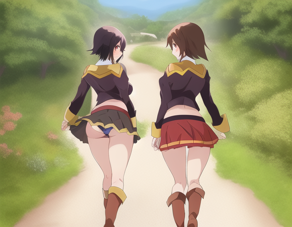 Pantyshot (Standing) Rule 34 Image
