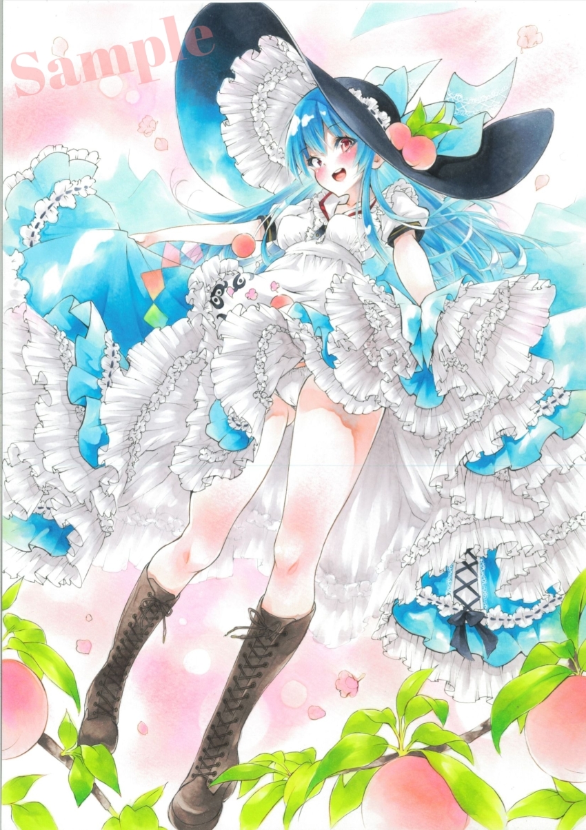 Hinanawi Tenshi (Touhou) Rule 34 Image