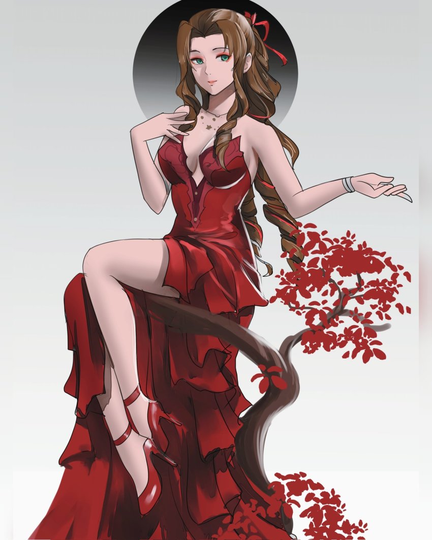 Aerith Gainsborough (Final Fantasy) Rule 34 Image