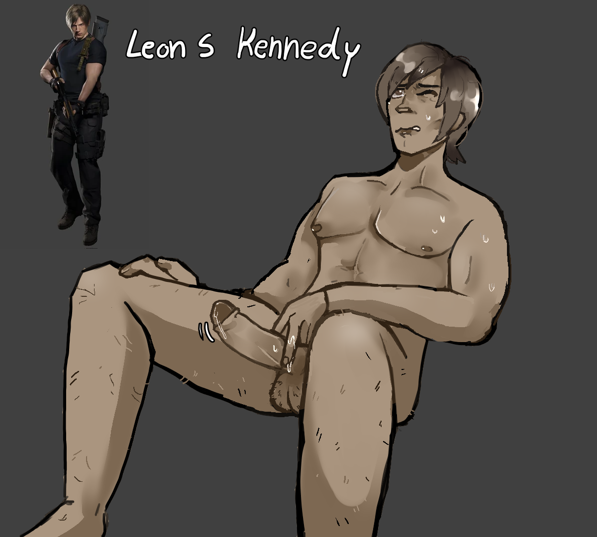 Leon Scott Kennedy (Resident Evil) Rule 34 Image