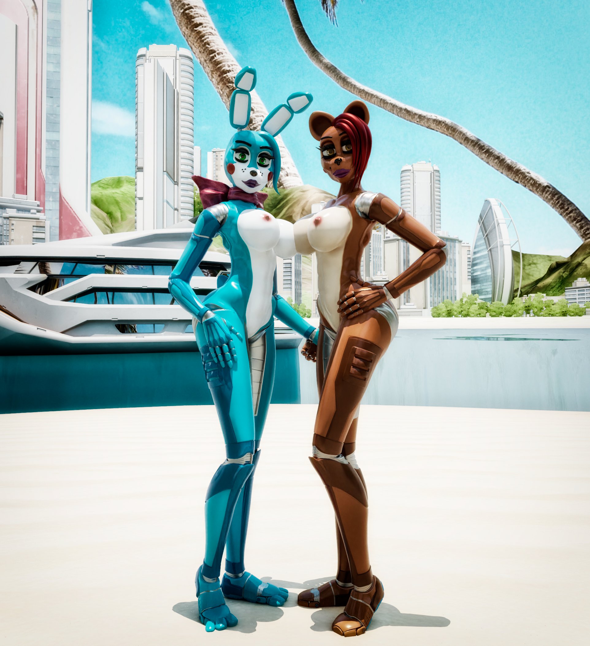 Toy Bonnie (Fnaf) Rule 34 Image