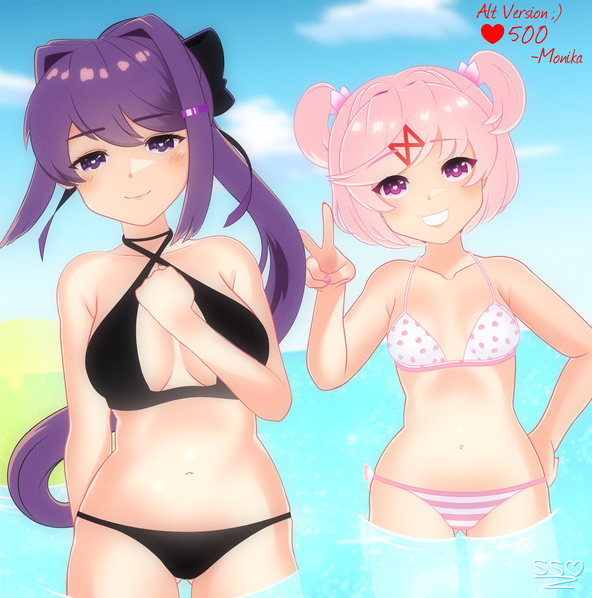 Natsuki (Doki Doki Literature Club) Rule 34 Image