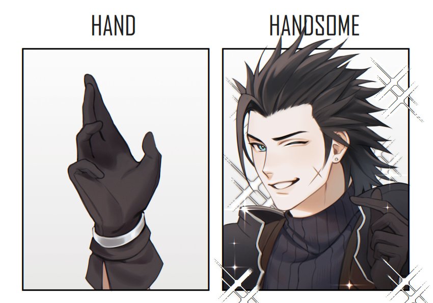 Zack Fair (Final Fantasy) Rule 34 Image