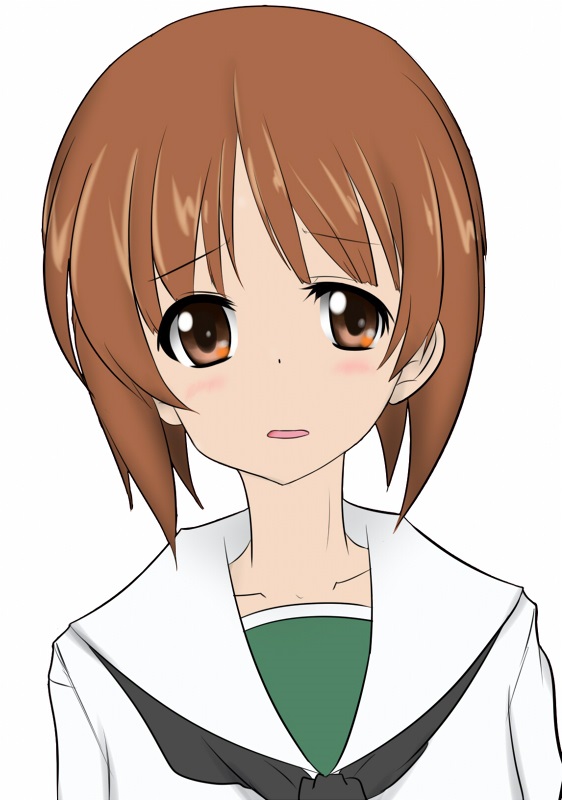 Nishizumi Miho (Girls Und Panzer) Rule 34 Image