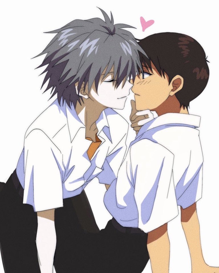 Ikari Shinji (Nagisa Kaworu) Rule 34 Image