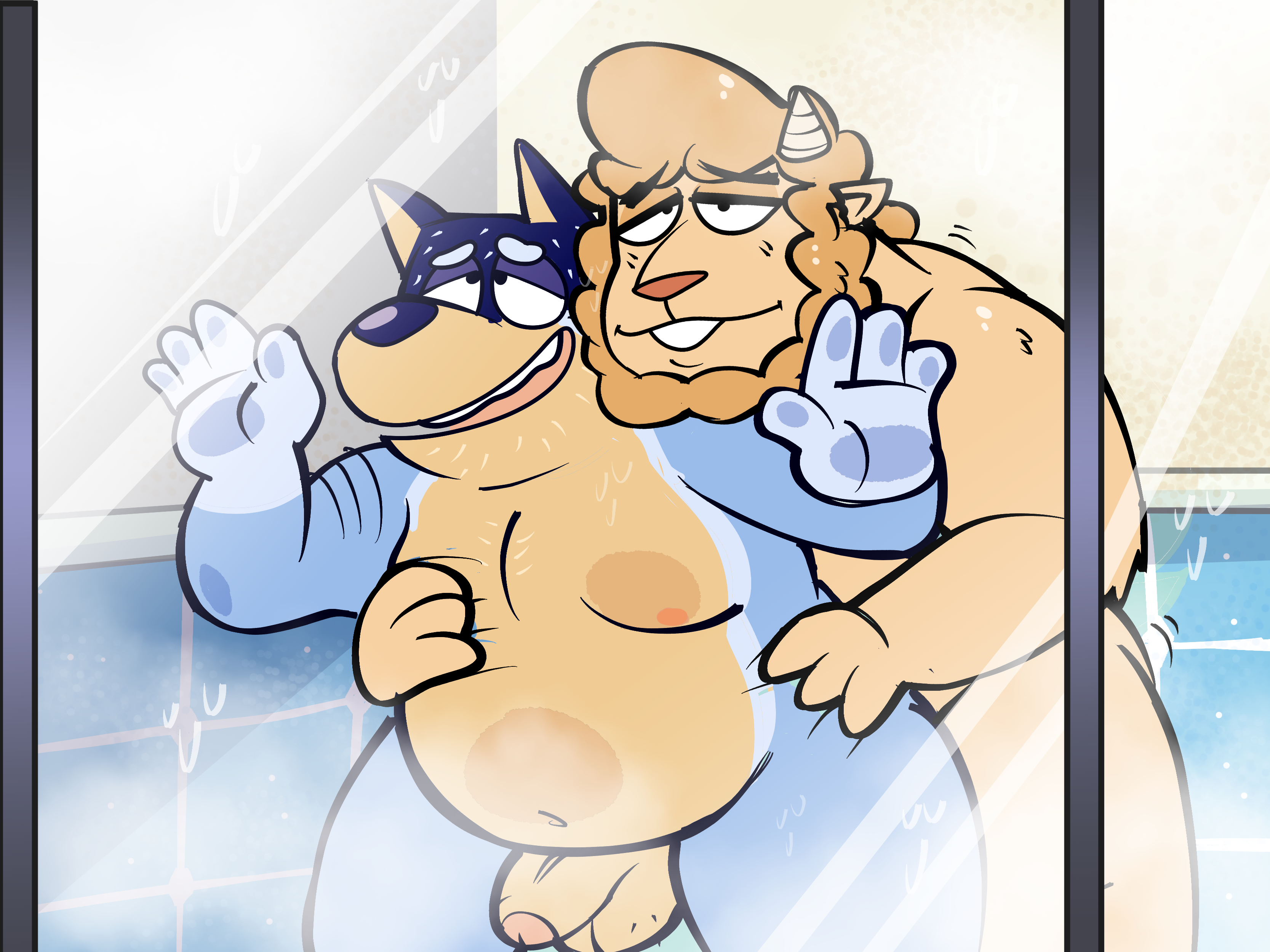 Bandit (Bluey) Rule 34 Image