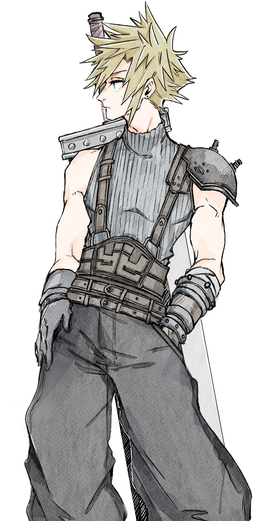 Cloud Strife (Final Fantasy) Rule 34 Image