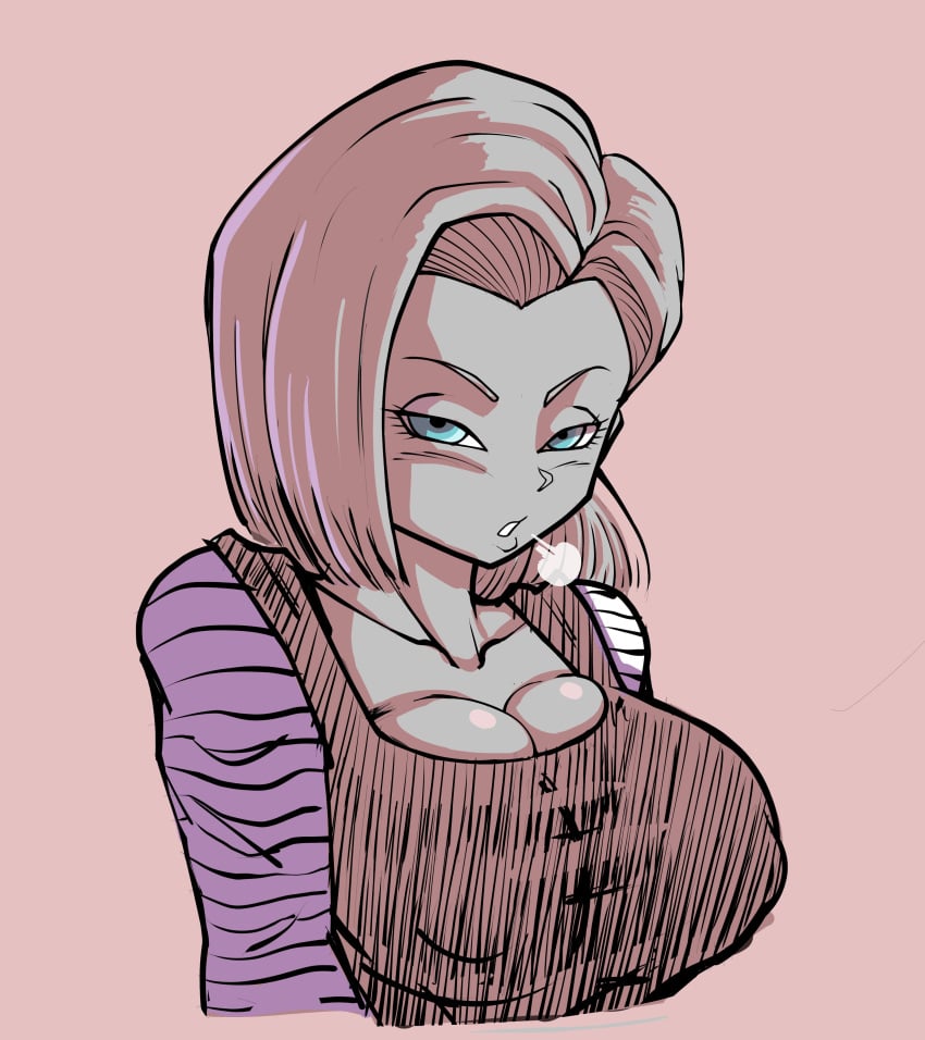 Android 18 (Dragon Ball) Rule 34 Image