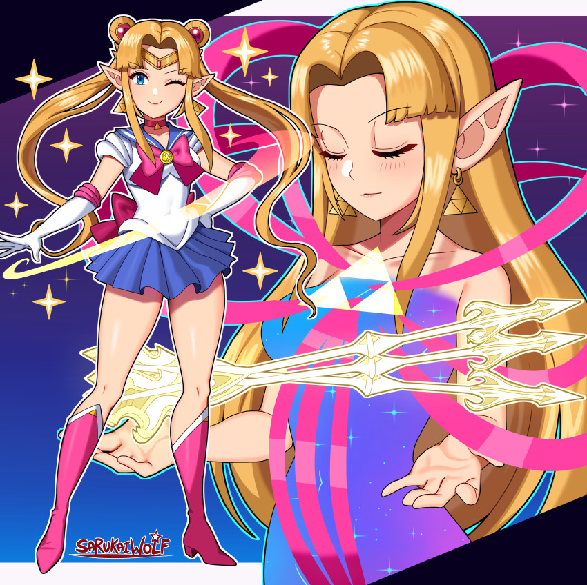 Princess Zelda (Bishoujo Senshi Sailor Moon) Rule 34 Image