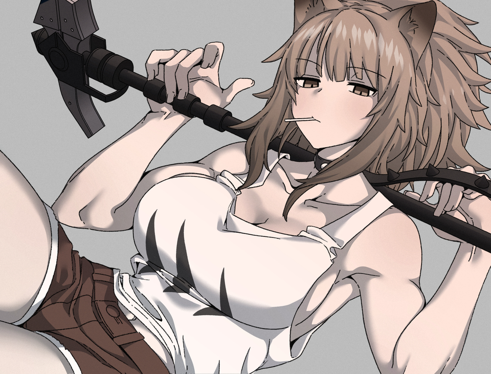 Siege (Arknights) Rule 34 Image