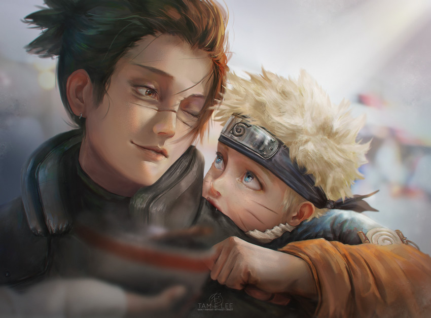 Umino Iruka (Naruto (Series)) Rule 34 Image