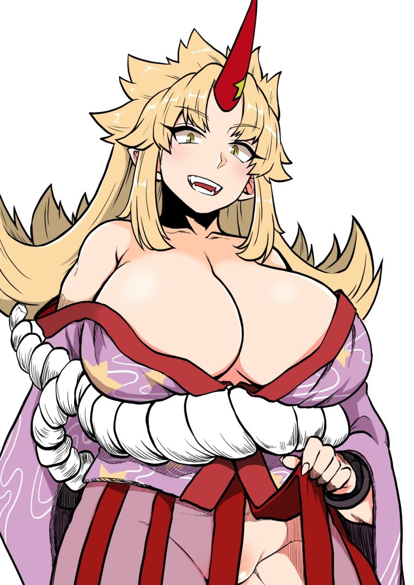 Hoshiguma Yuugi (Touhou) Rule 34 Image