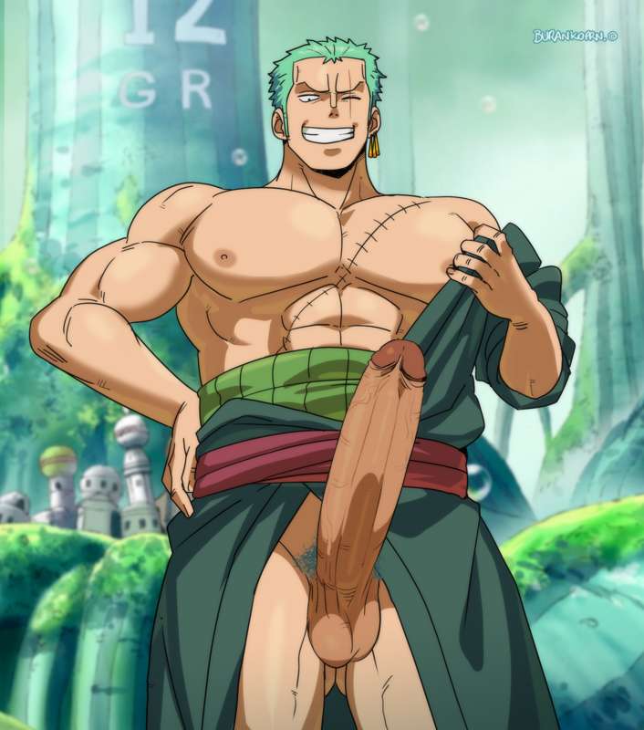 Roronoa Zoro (One Piece) Rule 34 Image