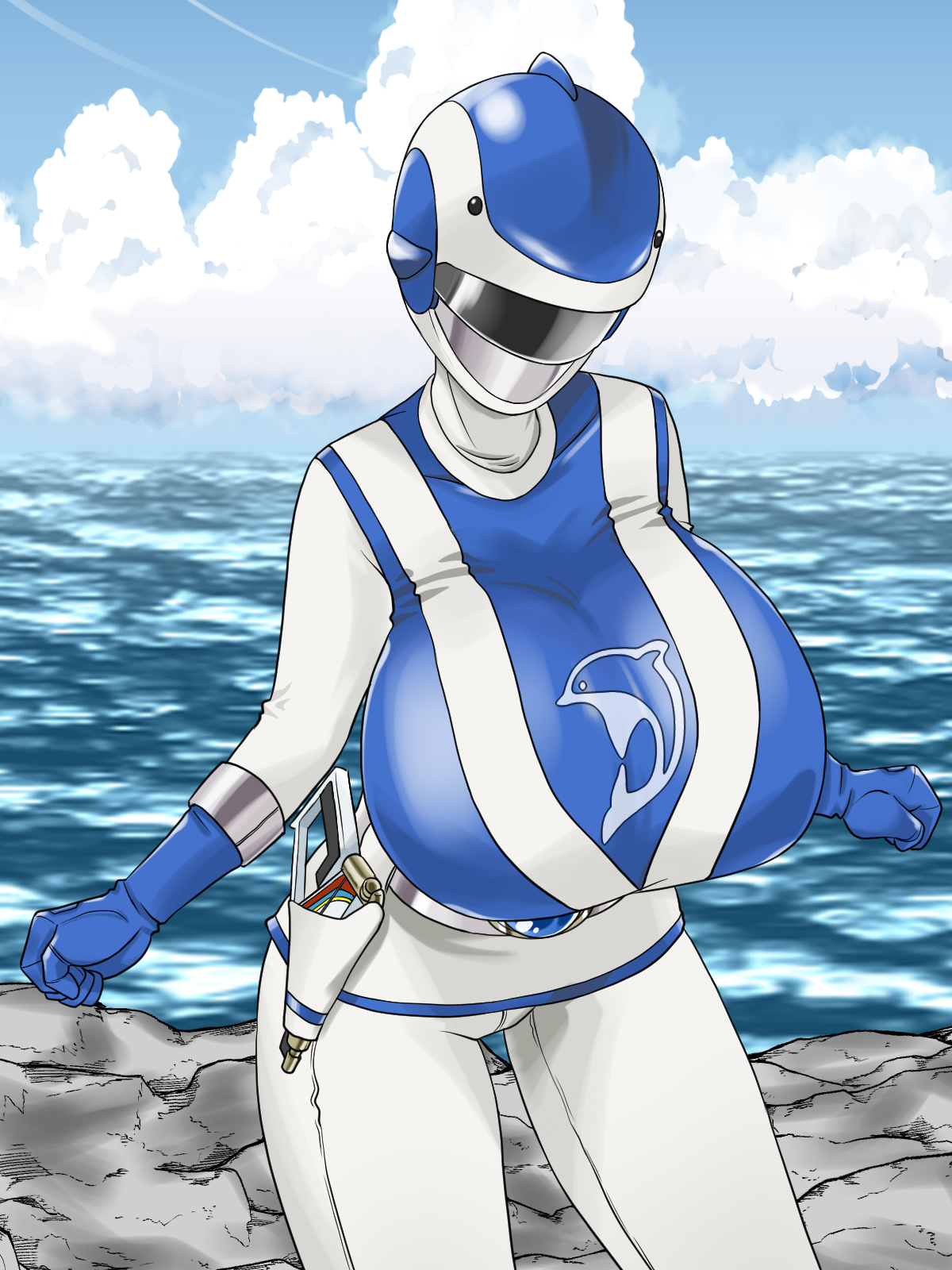 Blue Dolphin (Super Sentai) Rule 34 Image