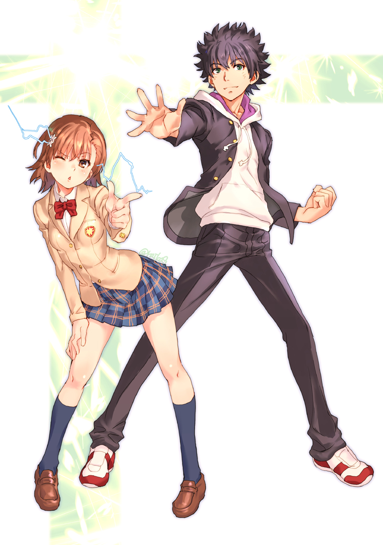 Kamijou Touma (Toaru Kagaku No Railgun) Rule 34 Image