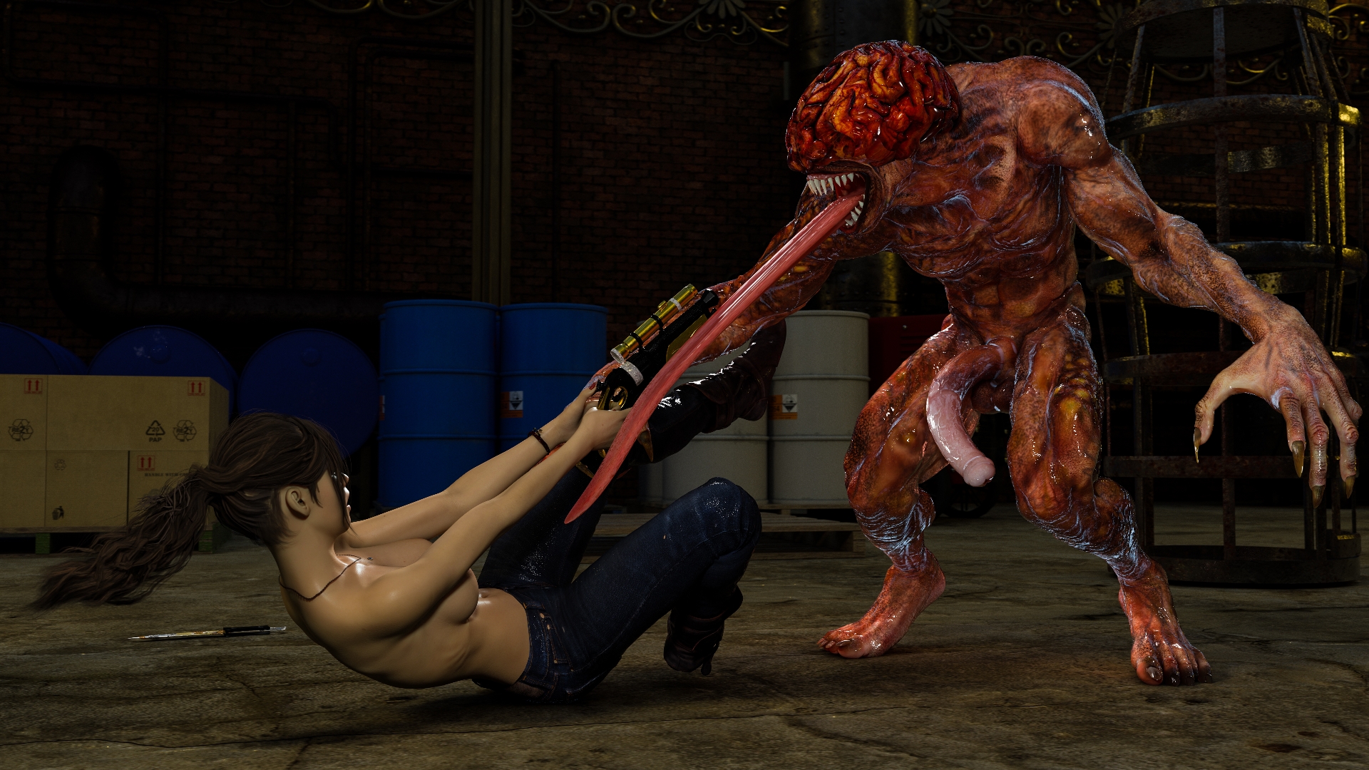 Licker (Capcom) Rule 34 Image