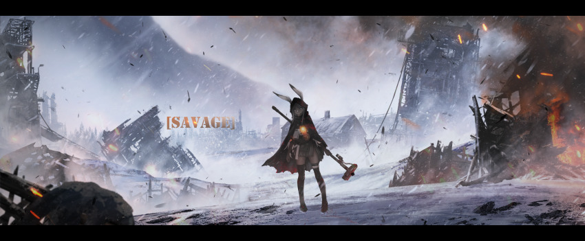 Savage (Arknights) Rule 34 Image