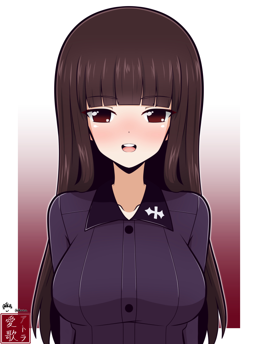 Nishizumi Shiho (Girls Und Panzer) Rule 34 Image