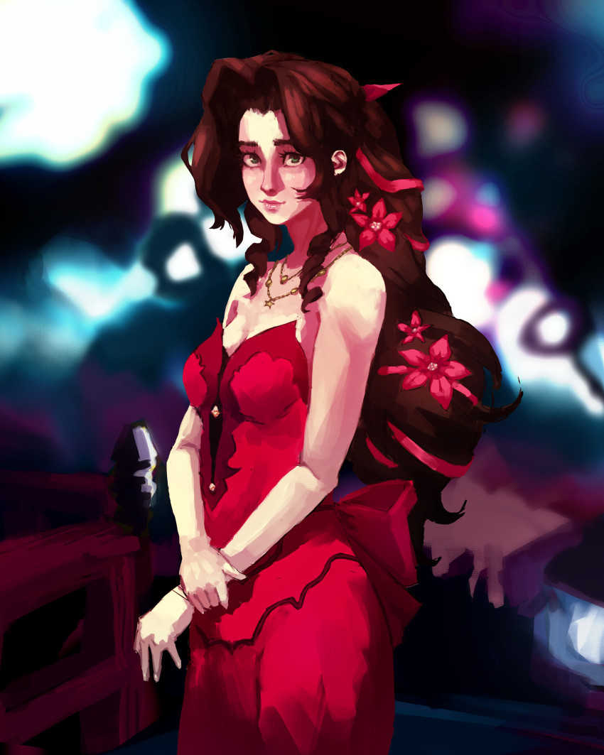 Aerith Gainsborough (Final Fantasy) Rule 34 Image