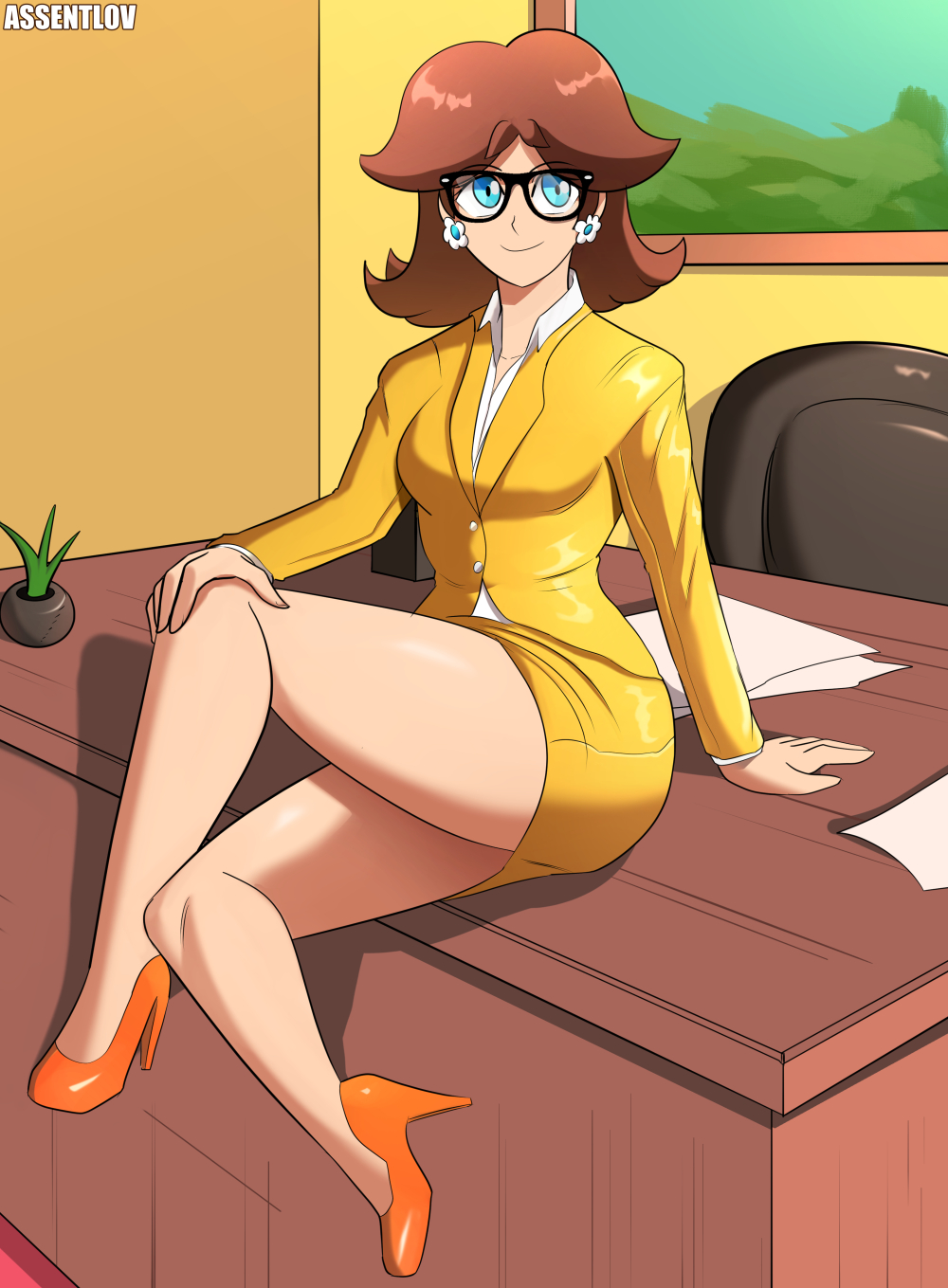 Princess Daisy (Mario (Series)) Rule 34 Image