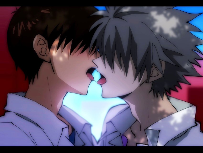Ikari Shinji (Nagisa Kaworu) Rule 34 Image
