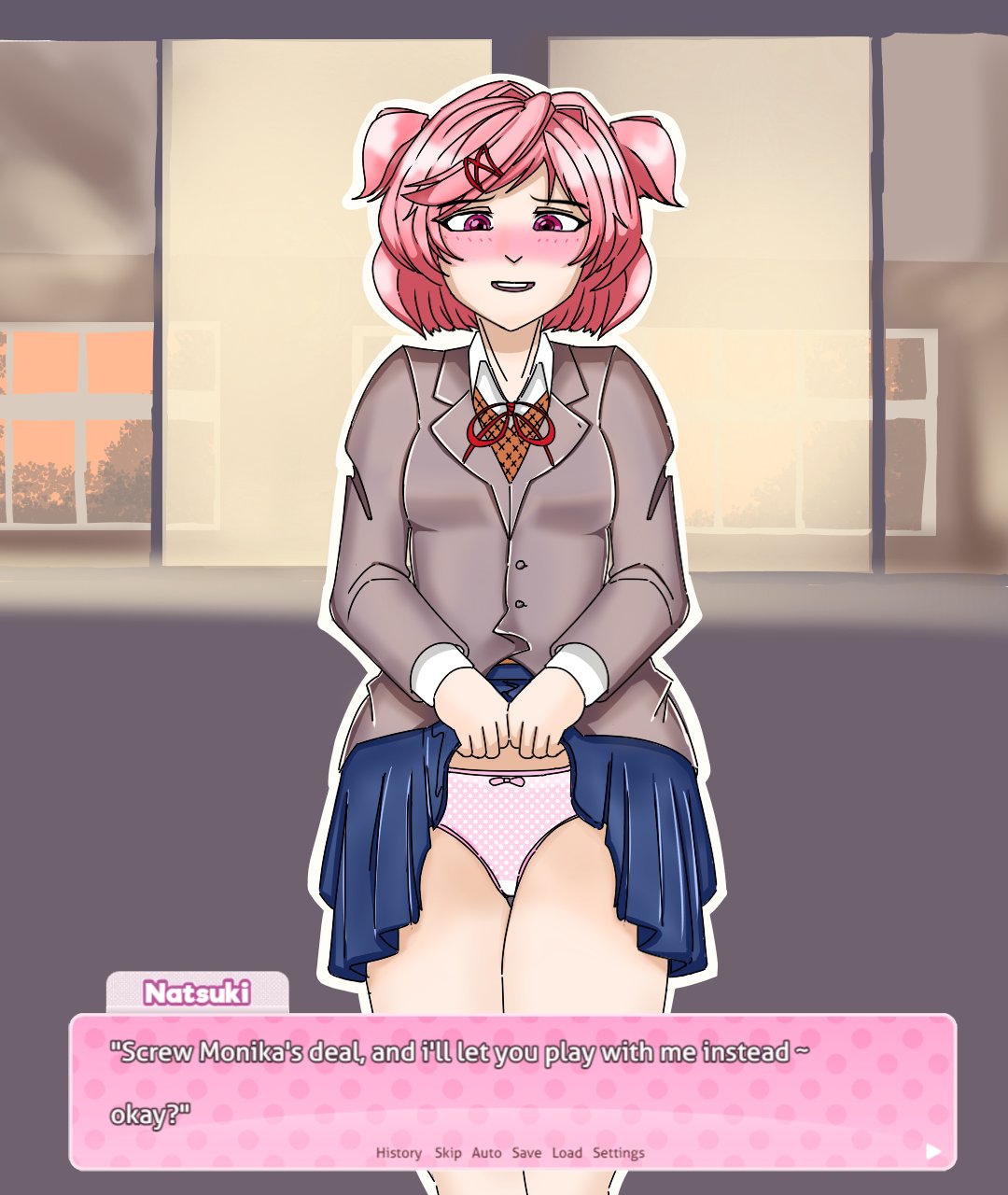 Natsuki (Doki Doki Literature Club) Rule 34 Image