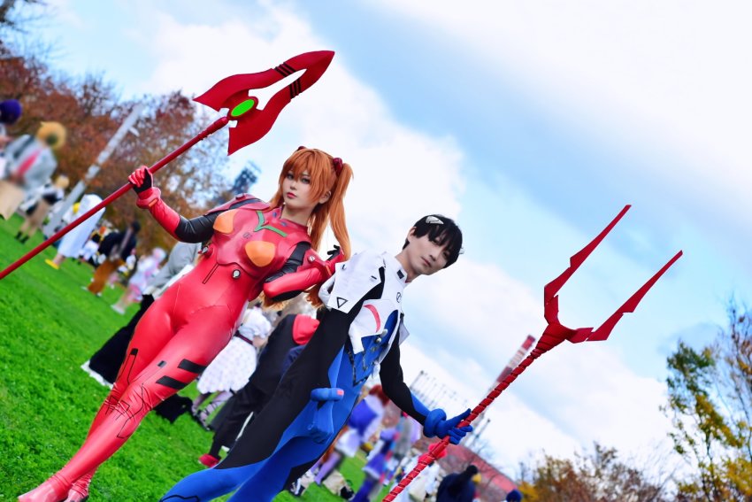 Ikari Shinji (Souryuu Asuka Langley (Cosplay)) Rule 34 Image