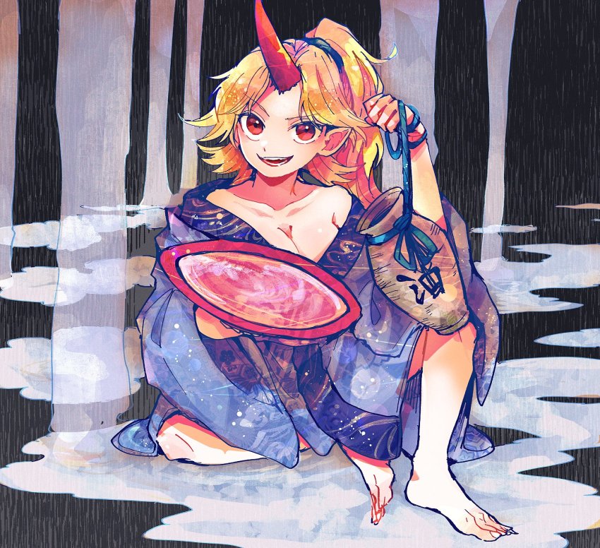 Hoshiguma Yuugi (Touhou) Rule 34 Image