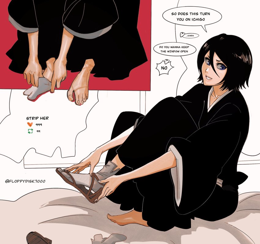 Kuchiki Rukia (Bleach) Rule 34 Image