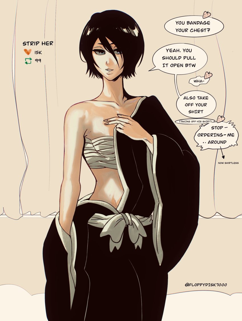 Kuchiki Rukia (Bleach) Rule 34 Image