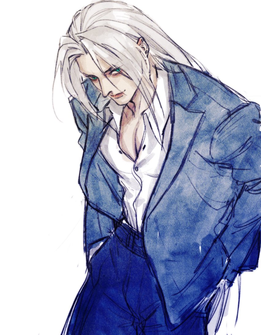 Sephiroth (Final Fantasy) Rule 34 Image
