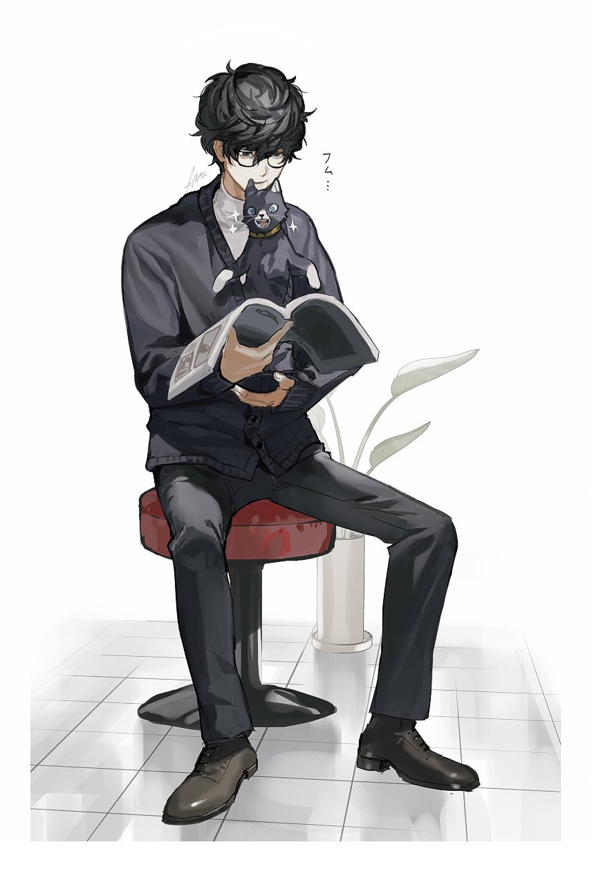 Amamiya Ren (Morgana (Persona 5)) Rule 34 Image