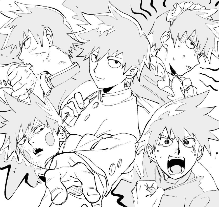 Ekubo (Mob Psycho 100) Rule 34 Image