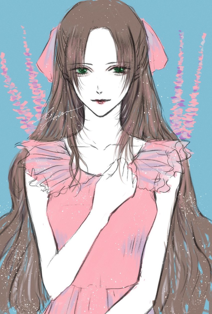 Aerith Gainsborough (Final Fantasy) Rule 34 Image