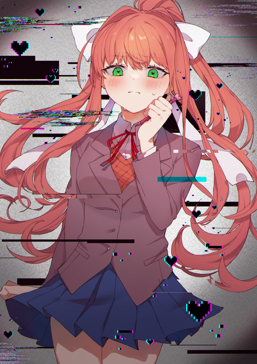 Monika (Doki Doki Literature Club) Rule 34 Image