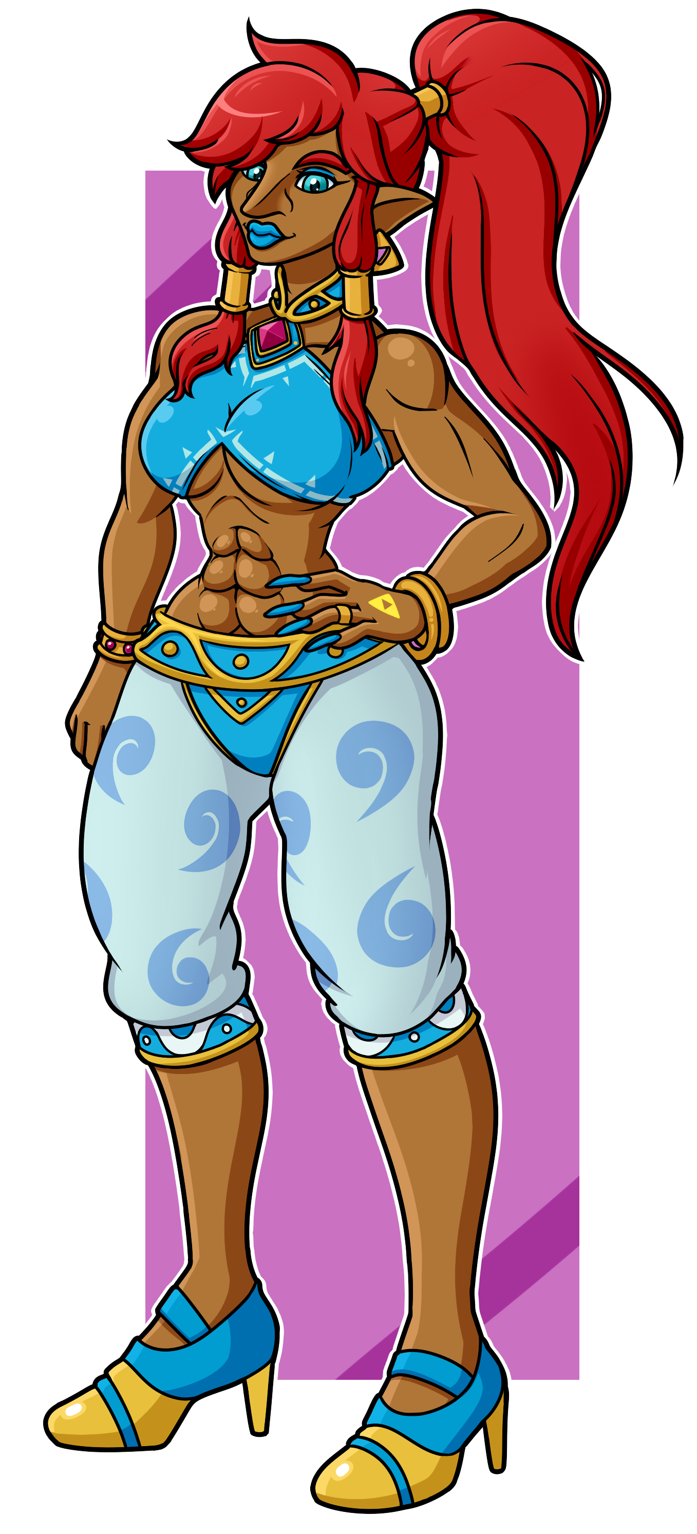 Gerudo Link (Breath Of The Wild) Rule 34 Image