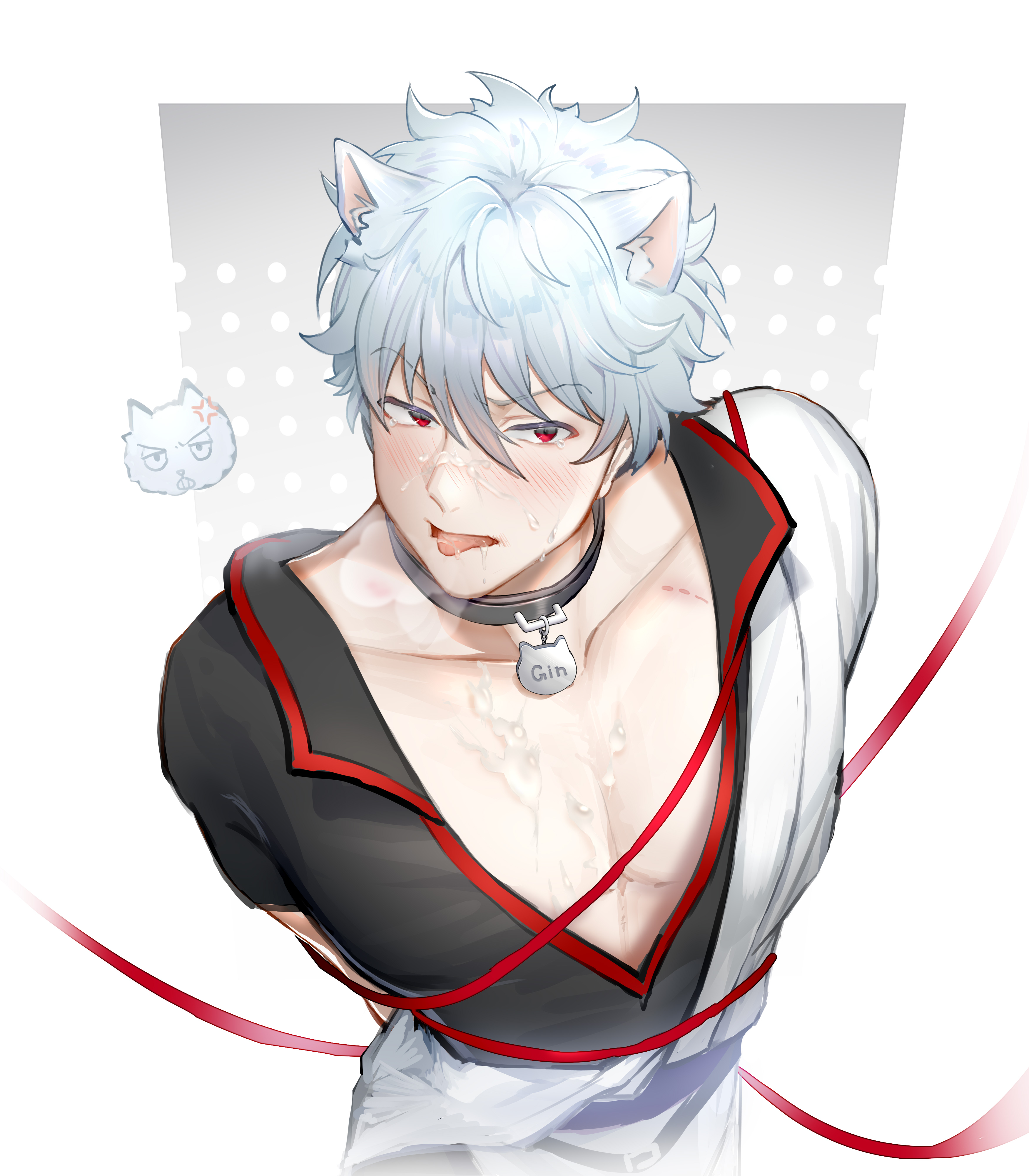 Gintoki Sakata (Gintama) Rule 34 Image