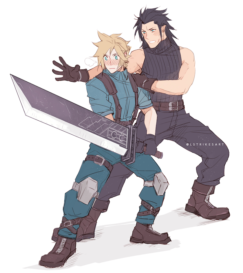 Cloud Strife (Final Fantasy) Rule 34 Image