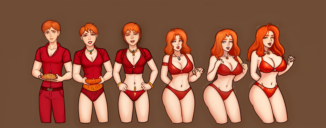 Genderswap (Mtf) Rule 34 Image