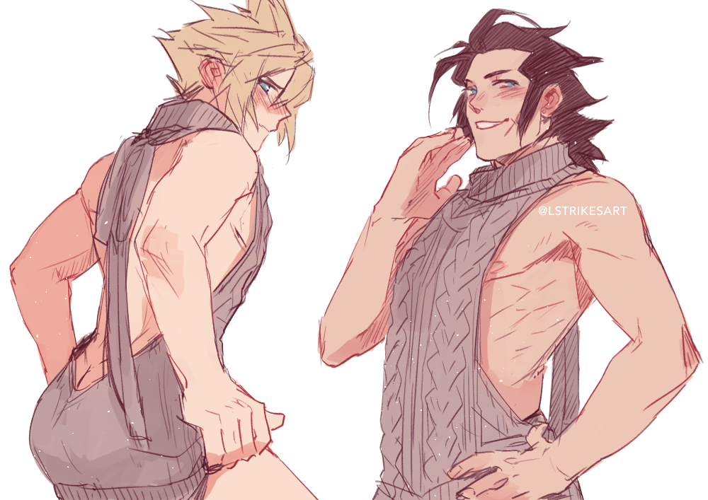 Cloud Strife (Final Fantasy) Rule 34 Image