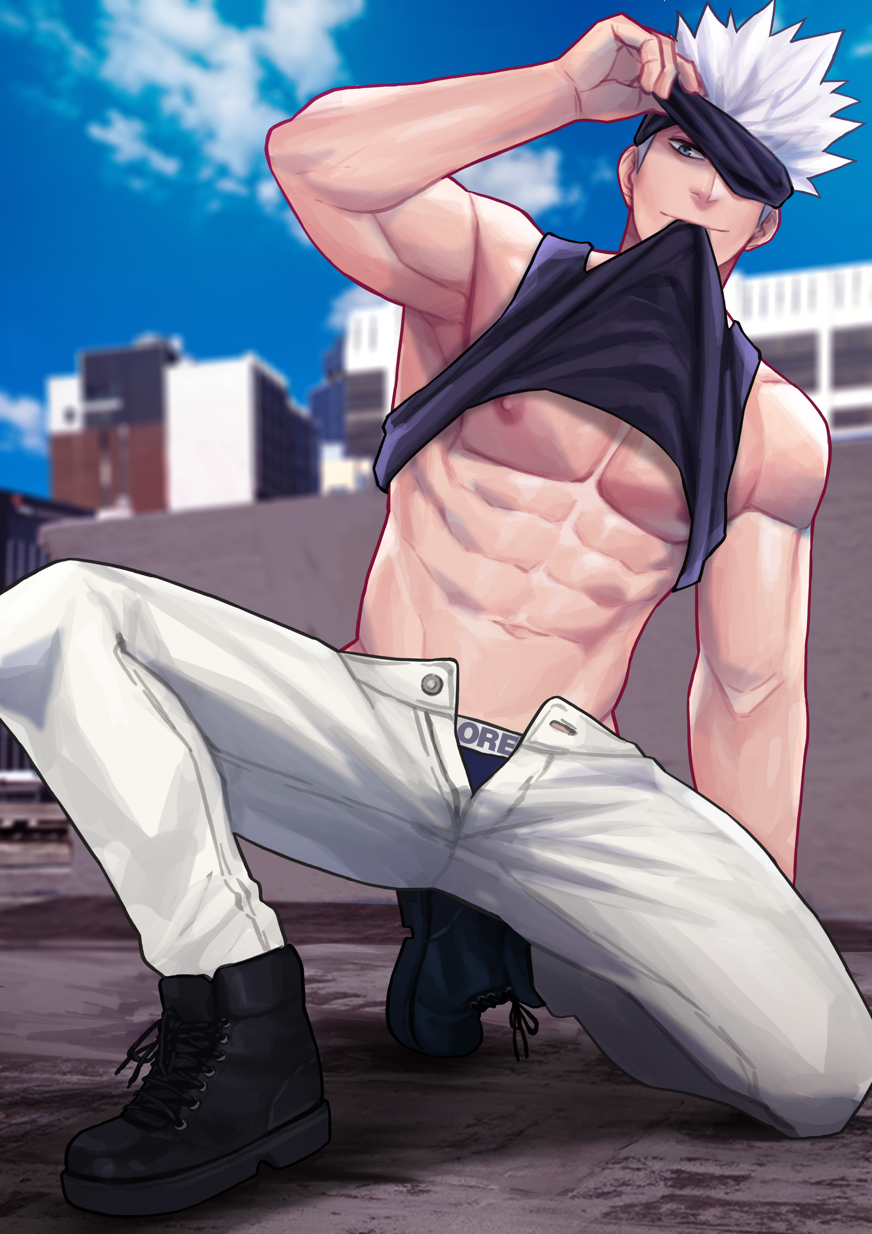 Satoru Gojo (Jujutsu Kaisen) Rule 34 Image