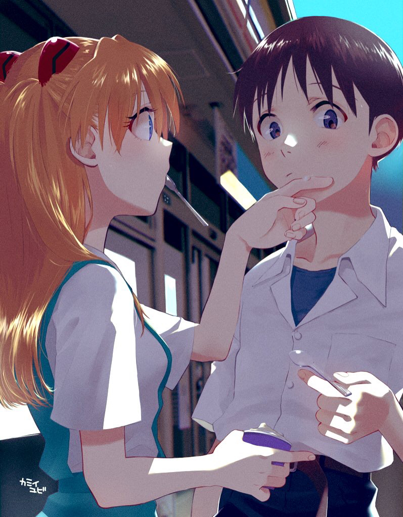 Ikari Shinji (Neon Genesis Evangelion) Rule 34 Image