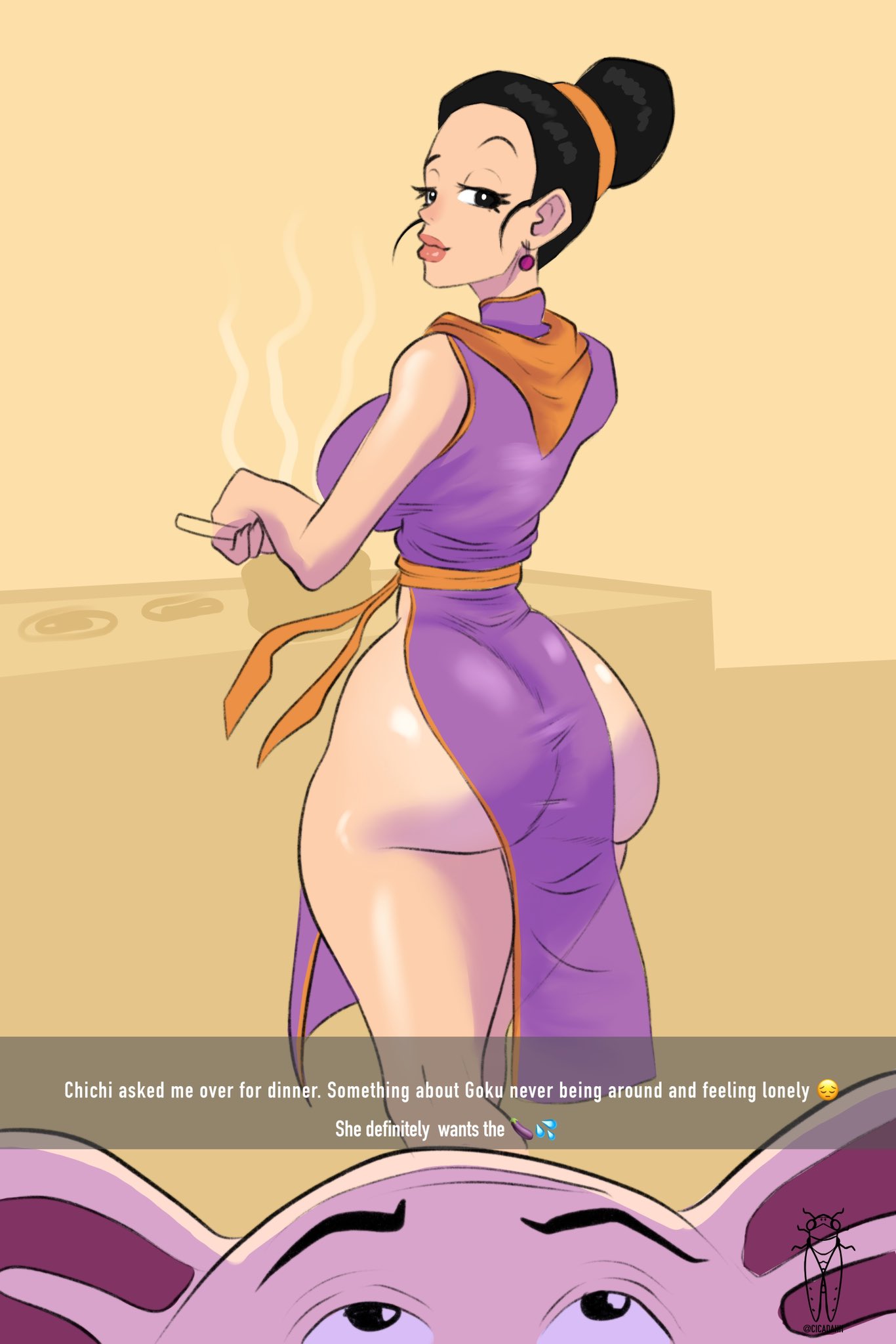 Chichi (Majin Buu Saga) Rule 34 Image